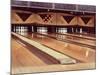 Highly Polished Bowling Lanes-null-Mounted Photographic Print
