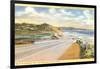 Highway 101 in Southern California, Torrey Pines-null-Framed Art Print