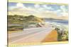 Highway 101 in Southern California, Torrey Pines-null-Stretched Canvas