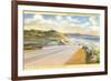 Highway 101 in Southern California, Torrey Pines-null-Framed Premium Giclee Print
