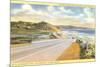 Highway 101 in Southern California, Torrey Pines-null-Mounted Premium Giclee Print