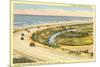 Highway 101 in Southern California, Torrey Pines-null-Mounted Premium Giclee Print