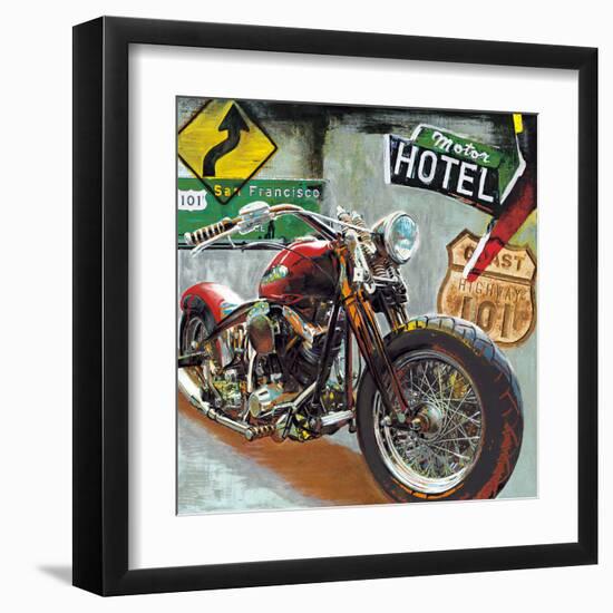 Highway 101-Ray Foster-Framed Art Print