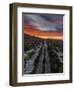 Highway 13 Oakland Sunrise Road Through The Hills-Vincent James-Framed Photographic Print
