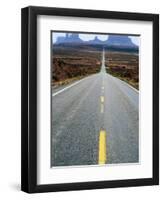 Highway 163 and Distant Buttes, Monument Valley Navajo Tribal Park, U.S.A.-Ruth Eastham-Framed Premium Photographic Print