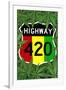 Highway 420 Marijuana-null-Framed Art Print