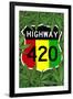 Highway 420 Marijuana-null-Framed Art Print