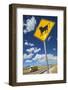 Highway 50, 'America's Loneliest Road'.-Jon Hicks-Framed Photographic Print