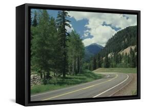 Highway 550 in the San Juan Mountains-James Randklev-Framed Stretched Canvas