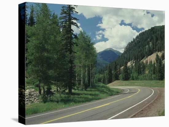 Highway 550 in the San Juan Mountains-James Randklev-Stretched Canvas