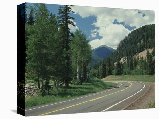 Highway 550 in the San Juan Mountains-James Randklev-Stretched Canvas