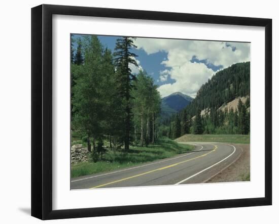 Highway 550 in the San Juan Mountains-James Randklev-Framed Photographic Print