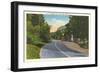 Highway 74, at Bat Cave-null-Framed Art Print