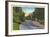 Highway 74, at Bat Cave-null-Framed Art Print