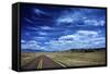 Highway 78, New Mexico, High Alpine Grasslands and Clouds-Richard Wright-Framed Stretched Canvas