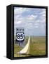 Highway 85 North Road Sign, South Dakota, USA-David R. Frazier-Framed Stretched Canvas