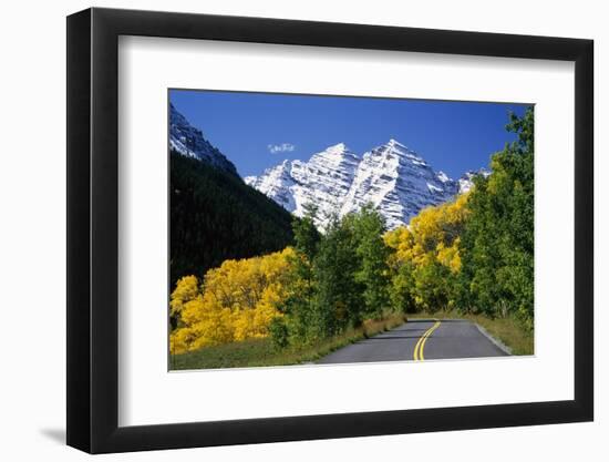 Highway Below Maroon Bells-Darrell Gulin-Framed Photographic Print