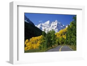 Highway Below Maroon Bells-Darrell Gulin-Framed Photographic Print