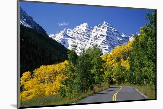 Highway Below Maroon Bells-Darrell Gulin-Mounted Photographic Print