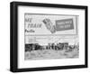 Highway billboard, 1938-Dorothea Lange-Framed Photographic Print