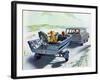 "Highway Boatride," July 14, 1962-George Hughes-Framed Giclee Print