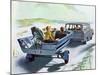 "Highway Boatride," July 14, 1962-George Hughes-Mounted Giclee Print