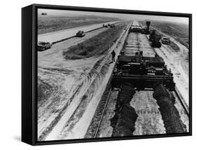 Highway Building, U.S.A.-null-Framed Stretched Canvas