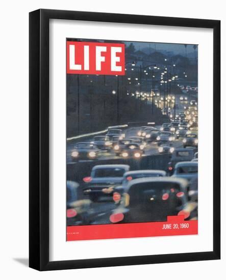 Highway Congestion, June 20, 1960-Ralph Crane-Framed Photographic Print