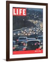 Highway Congestion, June 20, 1960-Ralph Crane-Framed Photographic Print