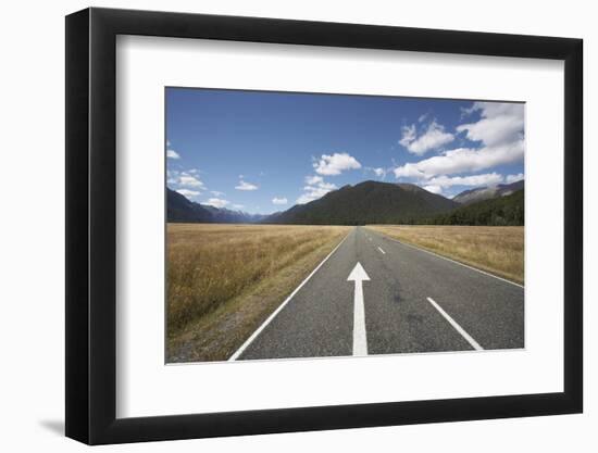 Highway in Fiordland National Park-Paul Souders-Framed Photographic Print