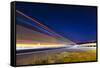 Highway Lights-Photogork-Framed Stretched Canvas