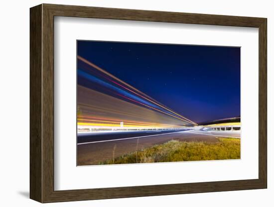Highway Lights-Photogork-Framed Photographic Print