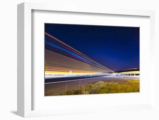 Highway Lights-Photogork-Framed Photographic Print