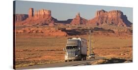 Highway, Monument Valley, USA-Vadim Ratsenskiy-Stretched Canvas