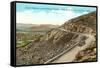Highway on Mt. Franklin, El Paso, Texas-null-Framed Stretched Canvas