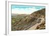 Highway on Mt. Franklin, El Paso, Texas-null-Framed Art Print