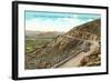 Highway on Mt. Franklin, El Paso, Texas-null-Framed Art Print