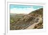 Highway on Mt. Franklin, El Paso, Texas-null-Framed Art Print