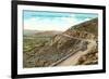 Highway on Mt. Franklin, El Paso, Texas-null-Framed Art Print