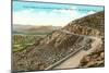 Highway on Mt. Franklin, El Paso, Texas-null-Mounted Art Print