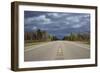 Highway on Upper Peninsula, Michigan-Paul Souders-Framed Photographic Print