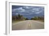 Highway on Upper Peninsula, Michigan-Paul Souders-Framed Photographic Print