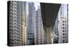 Highway Overpass and Apartment Towers, Hong Kong, China-Paul Souders-Stretched Canvas