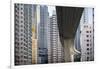 Highway Overpass and Apartment Towers, Hong Kong, China-Paul Souders-Framed Photographic Print