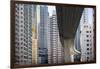 Highway Overpass and Apartment Towers, Hong Kong, China-Paul Souders-Framed Photographic Print