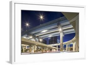 Highway Overpass, Chengdu, Sichuan Province, China-Paul Souders-Framed Photographic Print