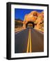 Highway Passing Through a Hill-Joseph Sohm-Framed Photographic Print