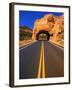 Highway Passing Through a Hill-Joseph Sohm-Framed Photographic Print