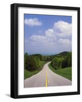 Highway Passing Through Taledega National Forest-James Randklev-Framed Photographic Print