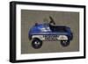 Highway Patrol Pedal Car-Michelle Calkins-Framed Art Print